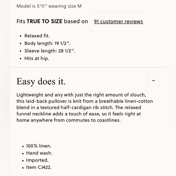 NWT J CREW Ribbed funnelneck sweater in linen-cotton blend in Lavender Lakeshore - Picture 7 of 7